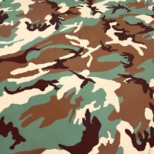 Spandex Military Camouflage Print 4 way Stretch Fabric 60"wide Sportwear By Yard - Picture 1 of 6