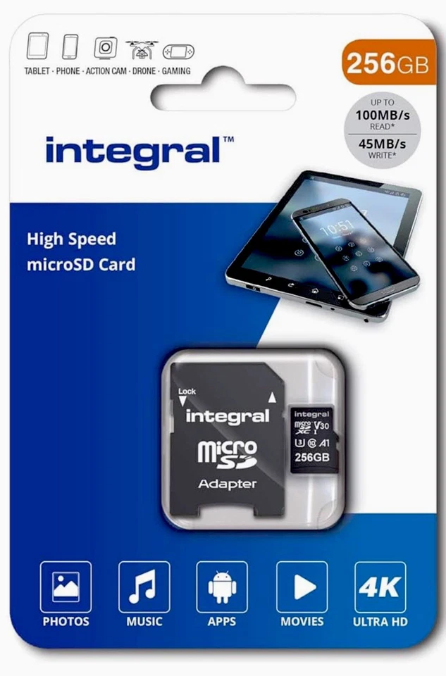 Integral 256GB Class 10 MicroSDXC - Image 1 of 1