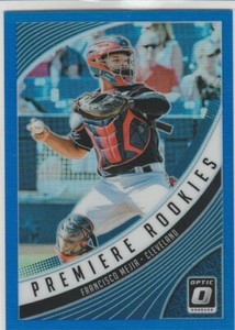 2018 Donruss Optic Premiere Rookies Blue 13/149 #6 Francisco Mejia Indians