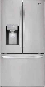 LG LFXS26973S 36 Inch Smart French Door Refrigerator 26.2 cu ft: Stainless Steel - Picture 1 of 7