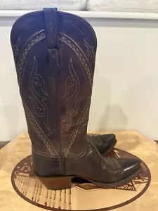 Lucchese Custom Handmade Classics Women’s Western Boots Size 7B Baby Buffalo - Picture 1 of 17