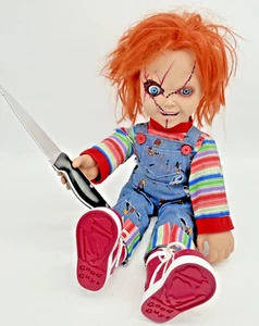 Muñeca parlante Bride Of Chucky de juego infantil 24" con cuchillo Spencers Spirit - Funciona - Imagen 1 de 18