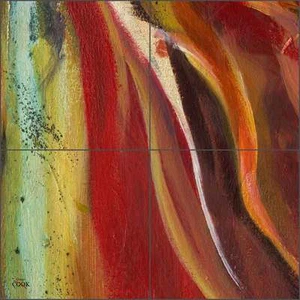 Ceramic Tile Mural Backsplash Cook Colorful Abstract Art GCS067 - Picture 1 of 5