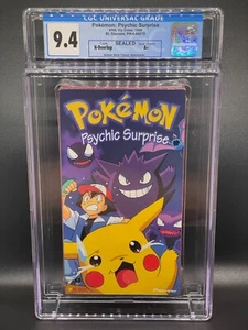 Pokemon Vol. 7 Psychic Surprise Factory Sealed Graded VHS Tape CGC 9.4 Seal A+ - Picture 1 of 2