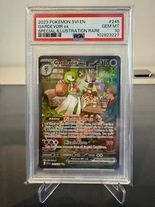 Pokémon TCG PSA 10 Gemme MINT Gardevoir ex 245/198 Scarlatto e Viola Inglese - Foto 1 di 2