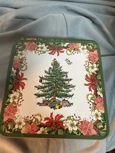 Lot of 6 Spode Christmas Tree 2018 Annual Collection Coasters - Picture 1 of 2