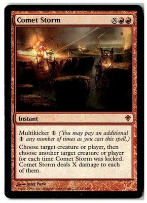 MTG Comet Storm - Worldwake Heavily Played English - Image 1 of 2