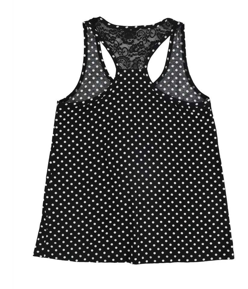 P.J. Camiseta sin mangas para dormir pijama de encaje a lunares Salvage para mujer Foto 1 de 1