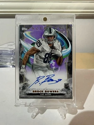Brock Bowers (RC) - Topps Inception, On Card Auto, (Jersey Match!) - 89/125 - Image 1 of 3