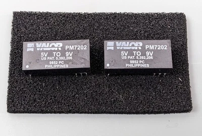 (2) Valor PM7202 ~ Convertidor DC-DC, 5v a 9v, Estuche de 24 pines Foto 1 de 3