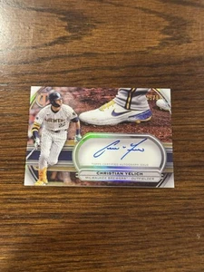 2025 Topps Tribute Christian Yelich Brewers Tribute to the Cleats Auto /99 - Picture 1 of 2