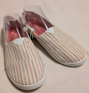 Women's Canvas Casual Comfort Slip On Shoes Size XXL 10-11 N27 - Picture 1 of 5