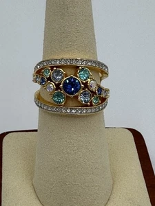 Danbury Mint Queen of the Sea Ring - Picture 1 of 7