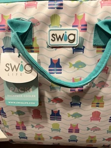 IN HAND/FREE SHIPPING swig LIFE “Lake Girl” Packi Backpack Cooler, NWT‼️ - Picture 1 of 12