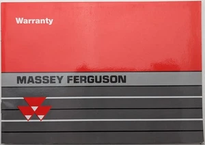Original Massey Ferguson Warranty Booklet, Unused, 1994 - Picture 1 of 6