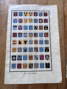 ART HERALDIQUE BLASONS Araldica ARMS DIDEROT D'ALEMBERT 1751-1772 Incisioni RAME - Foto 1 di 9