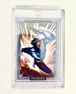 2024 Marvel Masterpieces Nahuel Grego #44 Quicksilver - Silver framed /10 - Image 1 of 2
