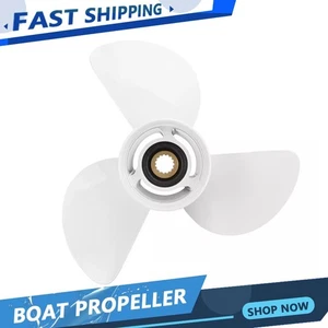 14x19 Aluminum Boat Propeller For YAMAHA Outboard 4 Stroke 150-300 HP 15 Spline - Picture 1 of 8