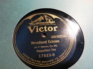 1913 Clement Barone Flute Howard Rattay Violin Heins Abendglöckchen VICTOR 17523 - Picture 1 of 1