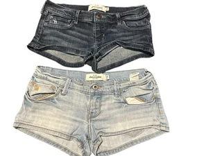 Abercrombie Kids Girls Jean Shorts size 14 Lot of 2 Short Shorts(602) - Picture 1 of 6