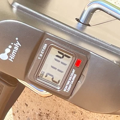 Himaly Mini Pedal Exerciser Trainer with LCD Screen Black - Image 1 of 4