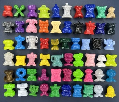 Classic GoGos Crazy Bones Things Complete Mixed Set of 60 Figures Rare Vintage - Image 1 of 4