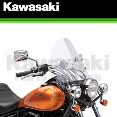 NEW 2007-2025 GENUINE KAWASAKI VULCAN 900 CUSTOM SHORT WINDSHIELD K46001-086 - Image 1 of 4