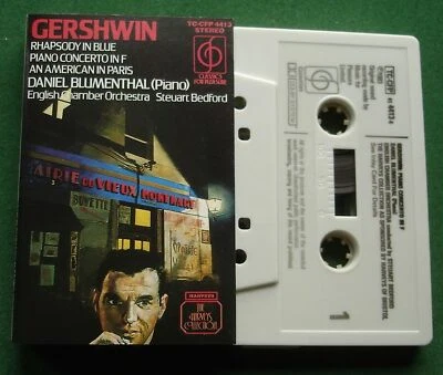 Gershwin Rhapsody In Blue + Daniel Blumenthal ECO Bedford Cassette Tape - TESTED - Image 1 of 3
