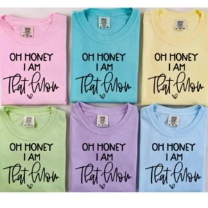 Oh Honey I Am That Mom- Single Color- Screen Print Transfer - Picture 1 of 1