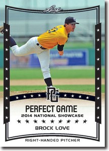 (12) BROCK LOVE 2014 Leaf *PERFECT GAME*  Baseball Rookie RC LOT