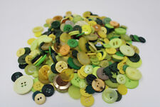 🌟1 oz. Mixed Lot of YELLOW & GREEN Buttons - Crafting & Sewing Projects🌟