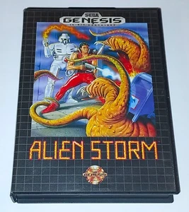 ALIEN STORM - Sega Genesis Game, Original Case/Box, Tested & Working - Picture 1 of 5
