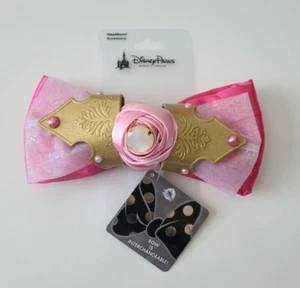 NWT Disney Parks Aurora Sleeping Beauty Interchangeable Bow Ears - RETIRED HTF - Picture 1 of 7
