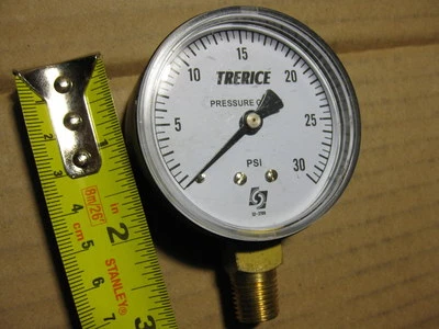 Trerice 0-30 PSI Pressure Gauge 2.5 Face Dia. Face - Image 1 of 4