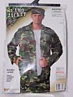 Size XL Men's Camo Military Jacket Cosplay Halloween Sexy Costume Party 