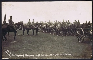 Wiltshire PH 1915 Inspection by King George V Larkhill Camp - Picture 1 of 2