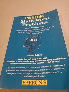 Barron's Painless Ser.: Painless Math Word Problems by Marcie F. Abramson (2001, - Picture 1 of 5