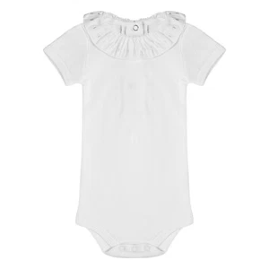 Buyless Fashion Baby Girls Bodysuit With Short Or Long Sleeves Cotton - Picture 1 of 10