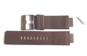 DIESEL Original Ersatzband Lederarmband DZ1123 Uhrband Braun DZ1090 strap brown - Picture 1 of 3
