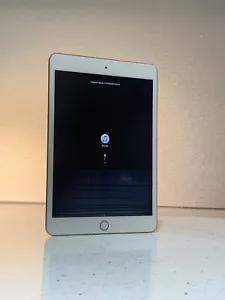 Apple A1599 iPad Mini 3rd Gen 64GB Wi-Fi only 7.9" Tablet Gold - Screen Issue✅ - Picture 1 of 12