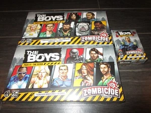NEW Sealed Zombicide THE BOYS Character Packs 1, 2, & 3 Set CMON - Picture 1 of 2