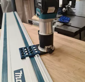 TWISTLOCK Makita DRT50Z, XTR01Z, RT0700C Router Adapter Track Guide Rail + Katsu - Picture 1 of 6