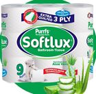 Softlux 3Ply Toilet Rolls Tissue Quilted Aloe Vera  Lavender  Coconut  Citrus