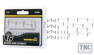A2990 Woodland Scenics N Scale Barbed Wire Fence - Picture 1 of 1