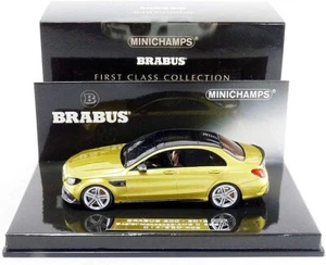 Minichamps 2015 MERCEDES BENZ C- CLASS AMG C63S BRABUS GOLD 1:43 New Item! - Picture 1 of 4