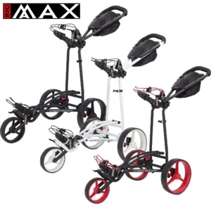 BIG MAX AUTOFOLD FF 3 WHEEL GOLF TROLLEY PUSH CART / ALL COLOURS / 2025 MODEL - Picture 1 of 34