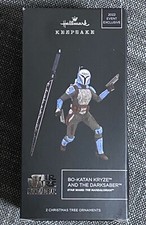 SDCC Star Wars Hallmark Keepsake 2022 Ornament Bo-Katan Kryze The Darksaber