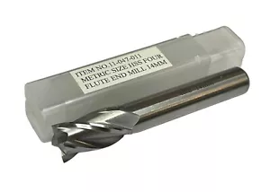 FRESA DE ACERO DE ALTA VELOCIDAD FRESA DE EXTREMO DE FLAUTA HSS 4 14 MM RDGTOOLS - Imagen 1 de 1