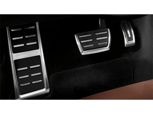 Audi A3 8V TT Edelstahl Pedalkappen Fußstütze Set S tronic 8V1064205A - Bild 1 von 1