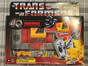 Autobot Blaster & Steeljaw Hasbro Transformers 40 Years Action Figure Walmart - Picture 1 of 2